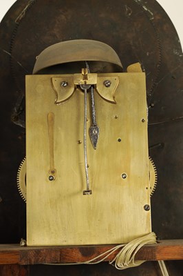 Lot 1461 - ARLANDER DOBSON, LONDON. A GEORGE III FIGURED MAHOGANY LONGCASE CLOCK