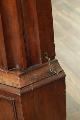 Lot 1464 - A. MCMILLAN, GLASGOW. A LATE GEORGIAN MAHOGANY EIGHT DAY LONGCASE CLOCK
