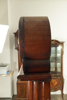 Lot 1464 - A. MCMILLAN, GLASGOW. A LATE GEORGIAN MAHOGANY EIGHT DAY LONGCASE CLOCK