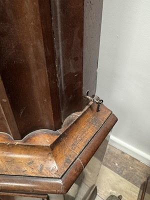 Lot 1464 - A. MCMILLAN, GLASGOW. A LATE GEORGIAN MAHOGANY EIGHT DAY LONGCASE CLOCK