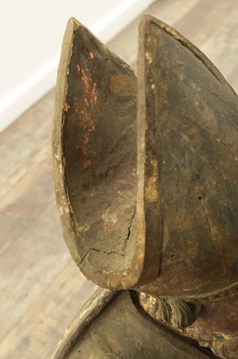 Lot 1090 - AN 18TH CENTURY ITALIAN POLYCHROME CARVED SCULPTURE OF A BISHOP