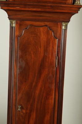 Lot 1534 - WILLIAM GRANDPRE, LONDON. A GEORGE III MAHOGANY LONGCASE CLOCK