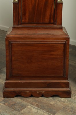 Lot 1534 - WILLIAM GRANDPRE, LONDON. A GEORGE III MAHOGANY LONGCASE CLOCK
