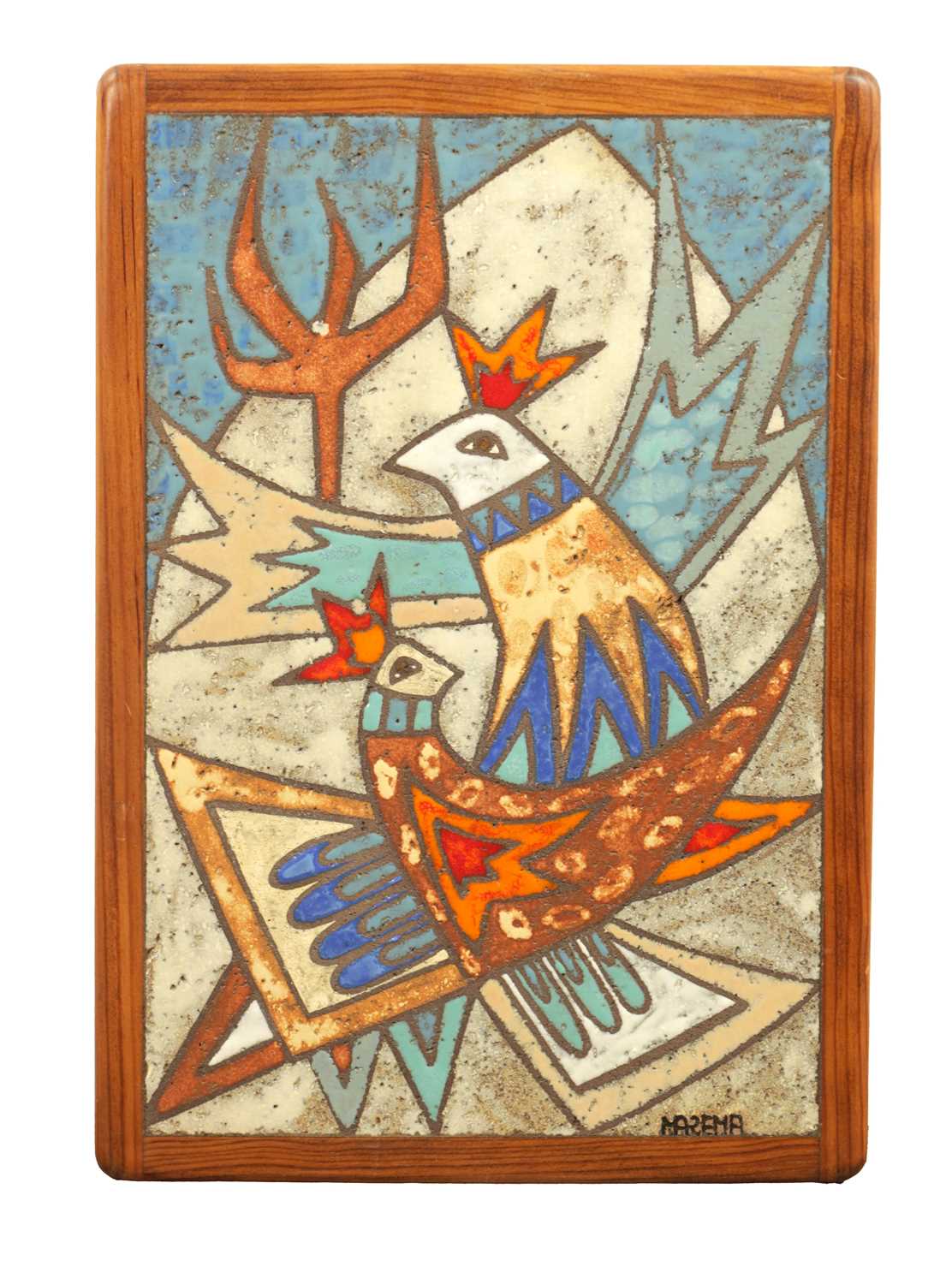 Lot 52 - AN EARLY 20TH CENTURY SCANDINAVIAN TILE