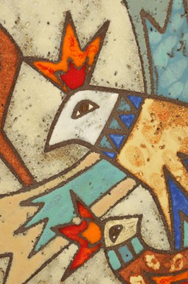 Lot 52 - AN EARLY 20TH CENTURY SCANDINAVIAN TILE