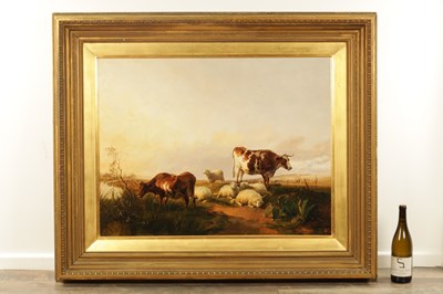 Lot 978 - THOMAS SIDNEY COOPER (1803-1902) OIL ON CANVAS
