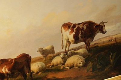 Lot 978 - THOMAS SIDNEY COOPER (1803-1902) OIL ON CANVAS