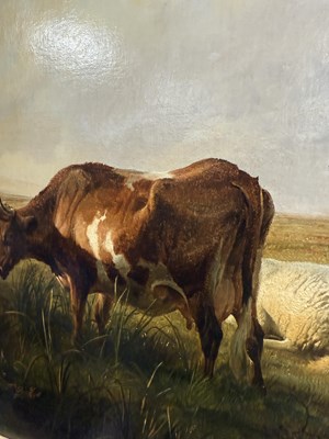 Lot 978 - THOMAS SIDNEY COOPER (1803-1902) OIL ON CANVAS
