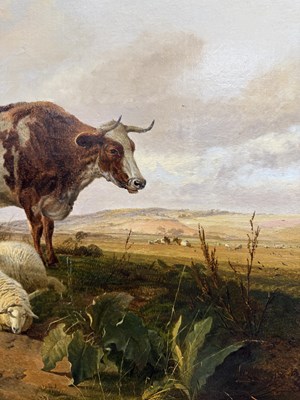 Lot 978 - THOMAS SIDNEY COOPER (1803-1902) OIL ON CANVAS