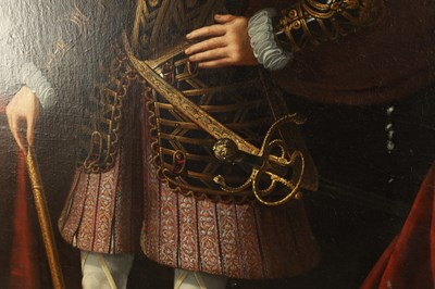 Lot 975 - JUSTUS SUSTERMANS (1597 - 1681) OIL ON CANVAS