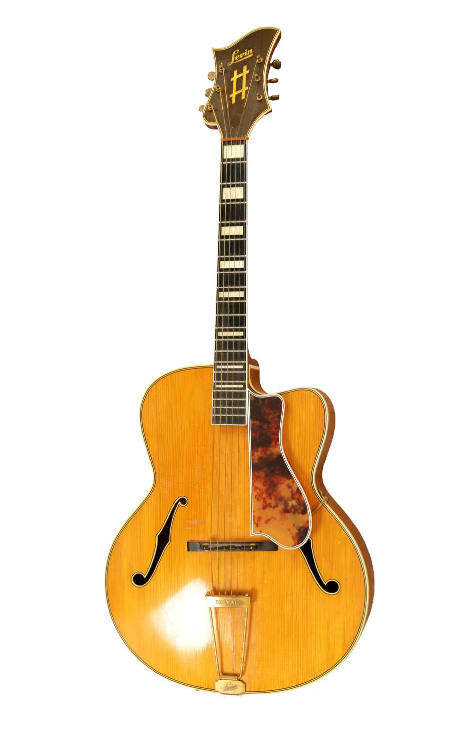 Lot 704 - A 1949 LEVIN MODEL 3N ROYAL GUITAR