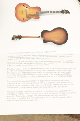 Lot 704 - A 1949 LEVIN MODEL 3N ROYAL GUITAR