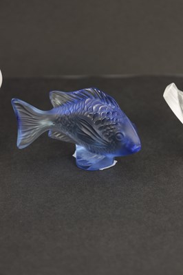 Lot 9 - A COLLECTION OF FOUR LALIQUE PIECES