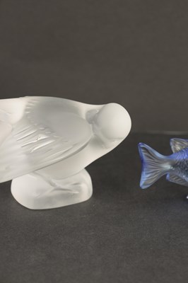 Lot 9 - A COLLECTION OF FOUR LALIQUE PIECES