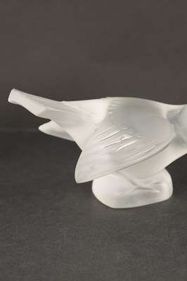 Lot 9 - A COLLECTION OF FOUR LALIQUE PIECES