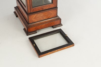 Lot 1537 - A.B. CAMACHO, RIO DE JANEIRO. A MID 19TH CENTURY LONDON MADE DOUBLE FUSEE FOUR-GLASS MANTEL CLOCK