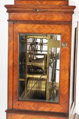 Lot 1537 - A.B. CAMACHO, RIO DE JANEIRO. A MID 19TH CENTURY LONDON MADE DOUBLE FUSEE FOUR-GLASS MANTEL CLOCK