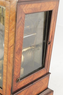 Lot 1537 - A.B. CAMACHO, RIO DE JANEIRO. A MID 19TH CENTURY LONDON MADE DOUBLE FUSEE FOUR-GLASS MANTEL CLOCK