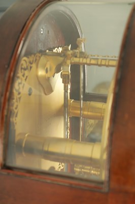 Lot 1474 - R.N.U. PICKERING, LONDON. A RARE MAHOGANY SKELETON REGULATOR LONGCASE CLOCK