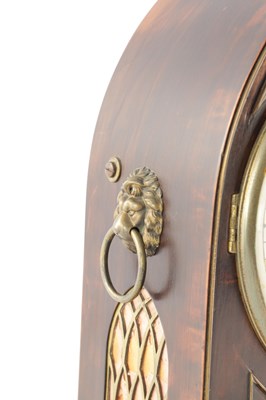 Lot 1578 - JOHN THWAITES, CLERKENWELL, LONDON. A REGENCY BRASS INLAID DOUBLE FUSEE BRACKET CLOCK