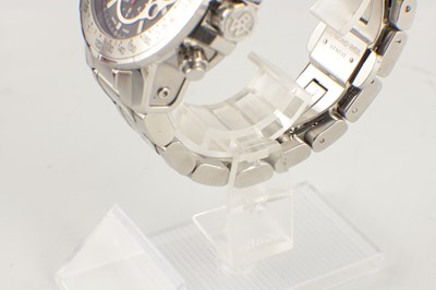 Lot 1453 - A GENTLEMAN’S STAINLESS STEEL RAYMOND WEIL NABUCCO CHRONOGRAPH WRIST WATCH
