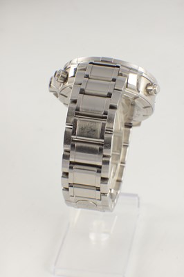 Lot 1453 - A GENTLEMAN’S STAINLESS STEEL RAYMOND WEIL NABUCCO CHRONOGRAPH WRIST WATCH