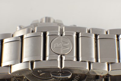 Lot 1453 - A GENTLEMAN’S STAINLESS STEEL RAYMOND WEIL NABUCCO CHRONOGRAPH WRIST WATCH