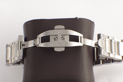 Lot 1453 - A GENTLEMAN’S STAINLESS STEEL RAYMOND WEIL NABUCCO CHRONOGRAPH WRIST WATCH