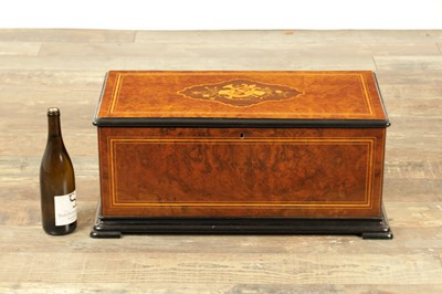 Lot 690 - A VERY UNUSUAL AND RARE 19TH CENTURY ORCHESTRAL AUTOMATION CYLINDER MUSIC BOX