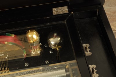 Lot 690 - A VERY UNUSUAL AND RARE 19TH CENTURY ORCHESTRAL AUTOMATION CYLINDER MUSIC BOX