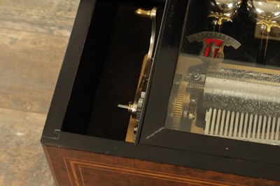 Lot 690 - A VERY UNUSUAL AND RARE 19TH CENTURY ORCHESTRAL AUTOMATION CYLINDER MUSIC BOX