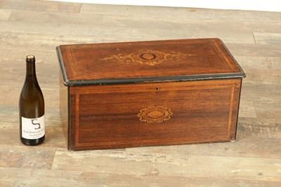 Lot 695 - A 19TH CENTURY SWISS ORCHESTRAL CYLINDER MUSIC BOX