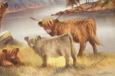 Lot 76 - A MODERN BRONTE PORCELAIN RECTANGULAR CERAMIC PLAQUE