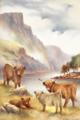 Lot 76 - A MODERN BRONTE PORCELAIN RECTANGULAR CERAMIC PLAQUE