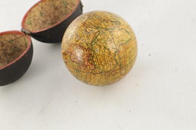 Lot 1771 - A GEORGE III TERRESTRIAL POCKET GLOBE WITH SHAGREEN OUTER CASE