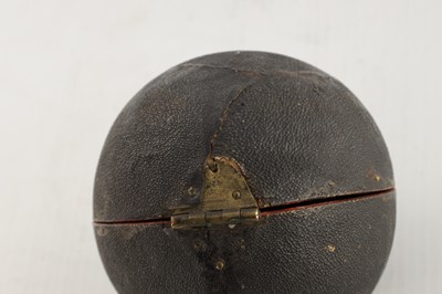 Lot 1771 - A GEORGE III TERRESTRIAL POCKET GLOBE WITH SHAGREEN OUTER CASE