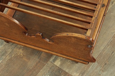 Lot 1311 - A LATE GEORGIAN MAHOGANY PLATE RACK