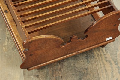 Lot 1311 - A LATE GEORGIAN MAHOGANY PLATE RACK