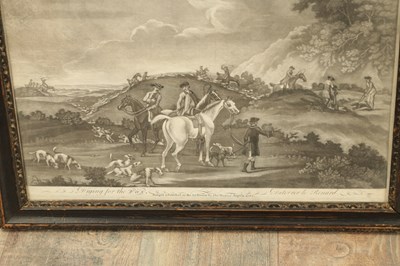 Lot 973 - A SET OF FOUR 18TH CENTURY MONOCHROME EQUESTRIAN PRINTS
