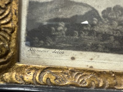 Lot 973 - A SET OF FOUR 18TH CENTURY MONOCHROME EQUESTRIAN PRINTS