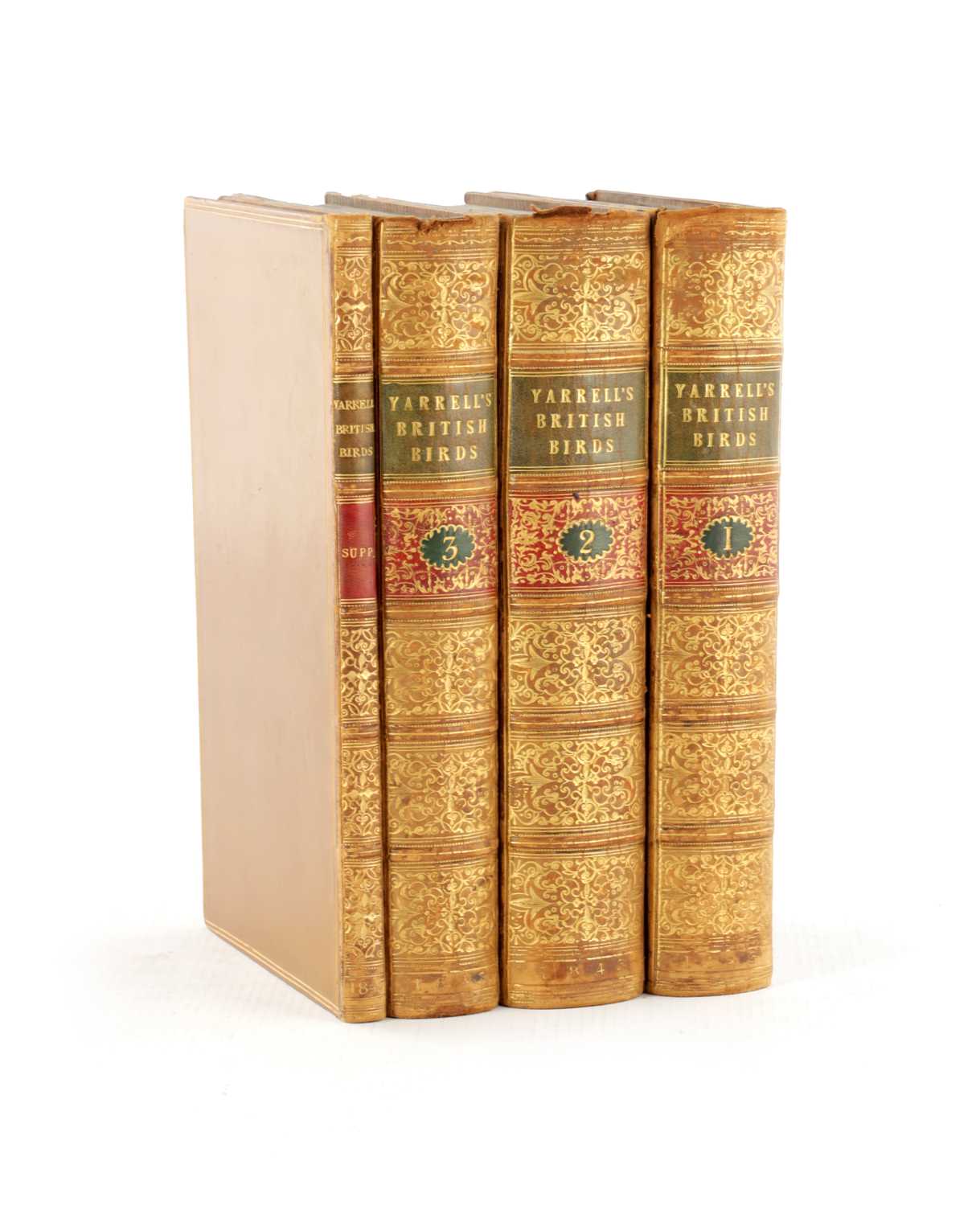 Lot 709 - WILLIAM YARRELL. A HISTORY OF BRITISH BIRDS IN THREE VOLUMES WITH SUPPLEMENT
