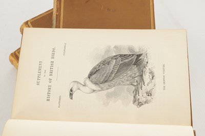 Lot 709 - WILLIAM YARRELL. A HISTORY OF BRITISH BIRDS IN THREE VOLUMES WITH SUPPLEMENT