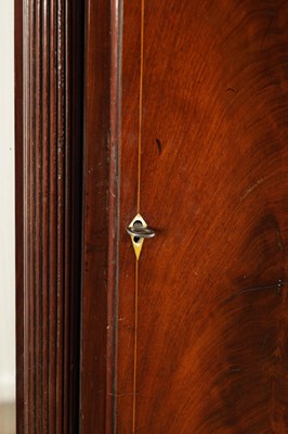 Lot 1647 - A. SIMPSON, COCKERMOUTH. A GEORGE III MUSICAL EIGHT-DAY MAHOGANY LONGCASE CLOCK