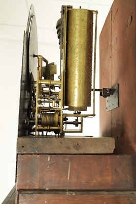 Lot 1647 - A. SIMPSON, COCKERMOUTH. A GEORGE III MUSICAL EIGHT-DAY MAHOGANY LONGCASE CLOCK