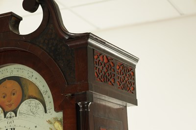Lot 1647 - A. SIMPSON, COCKERMOUTH. A GEORGE III MUSICAL EIGHT-DAY MAHOGANY LONGCASE CLOCK