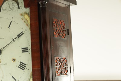 Lot 1647 - A. SIMPSON, COCKERMOUTH. A GEORGE III MUSICAL EIGHT-DAY MAHOGANY LONGCASE CLOCK