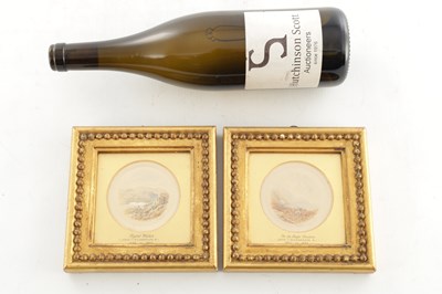 Lot 1066 - JOHN RICHARDSON, R.I. (1846-1893) A PAIR OF 19TH CENTURY MINIATURE WATERCOLOURS