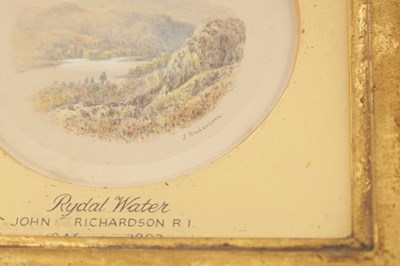 Lot 1066 - JOHN RICHARDSON, R.I. (1846-1893) A PAIR OF 19TH CENTURY MINIATURE WATERCOLOURS