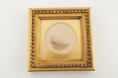 Lot 1066 - JOHN RICHARDSON, R.I. (1846-1893) A PAIR OF 19TH CENTURY MINIATURE WATERCOLOURS