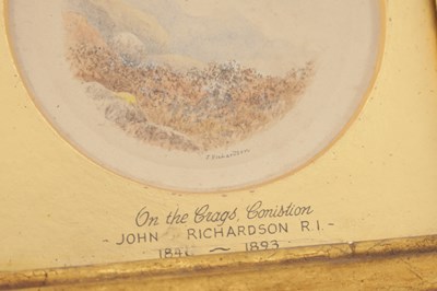 Lot 1066 - JOHN RICHARDSON, R.I. (1846-1893) A PAIR OF 19TH CENTURY MINIATURE WATERCOLOURS